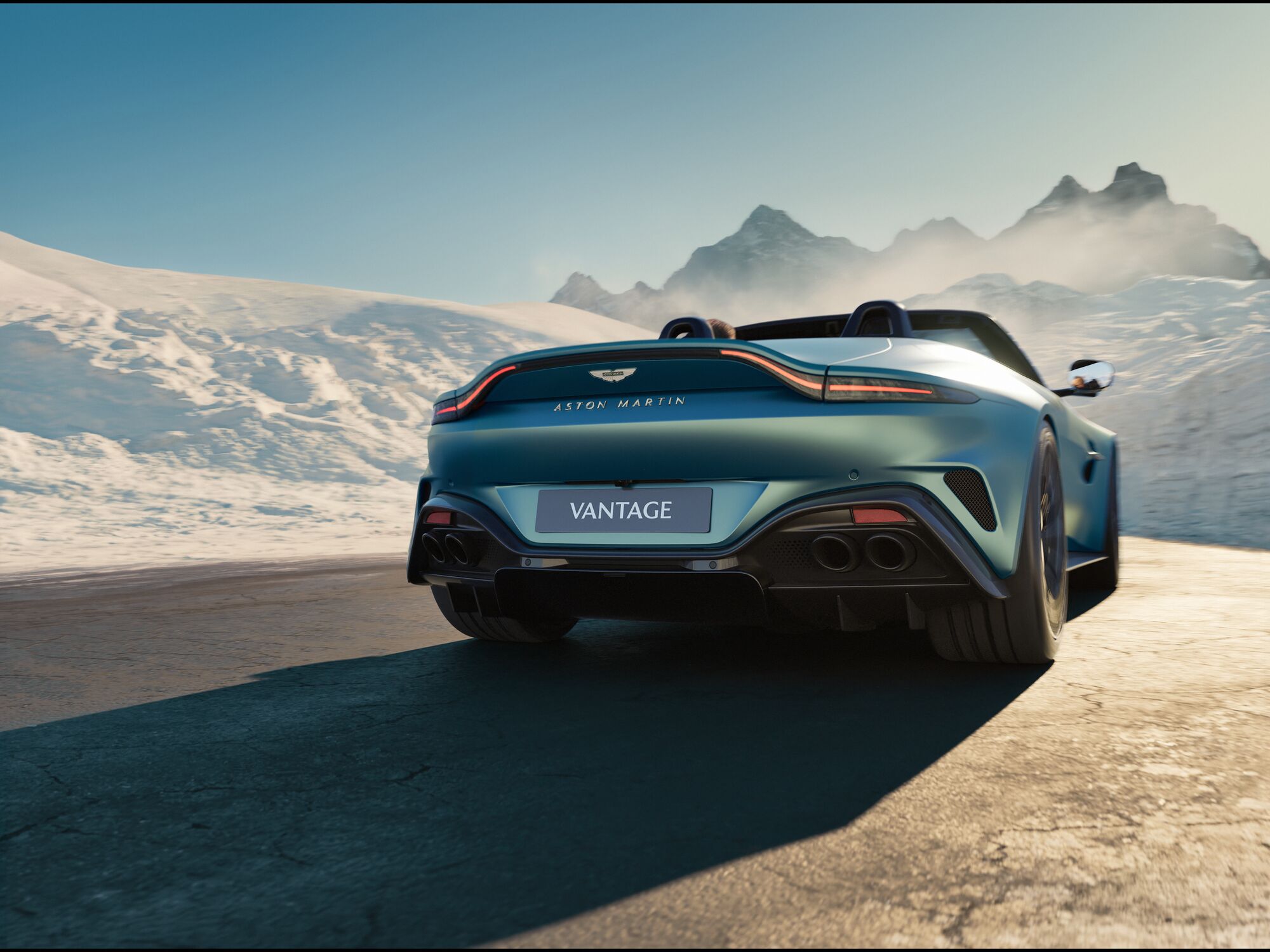 posteriore Aston Martin vantage roadster